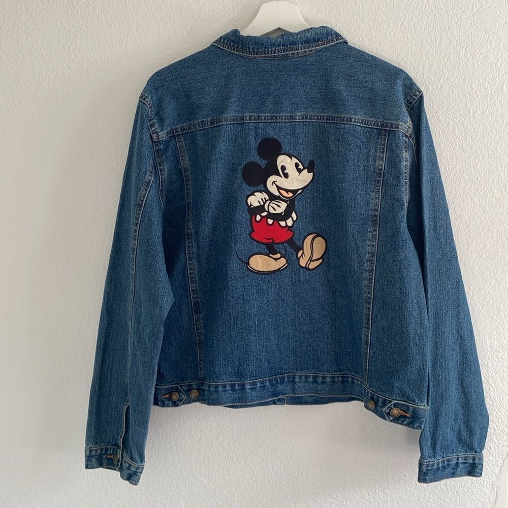 Vintage Disney Embroidered Denim Jean Jacket - Picture 9 of 10